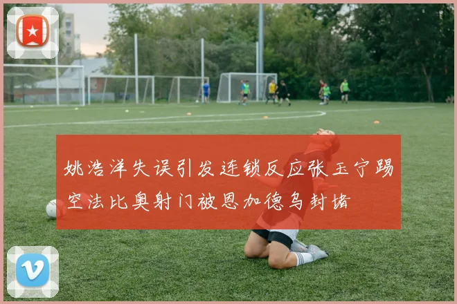 姚浩洋失误引发连锁反应张玉宁踢空法比奥射门被恩加德乌封堵