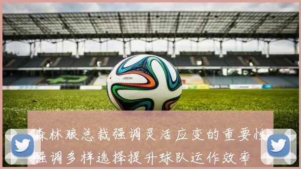 森林狼总裁强调灵活应变的重要性强调多样选择提升球队运作效率